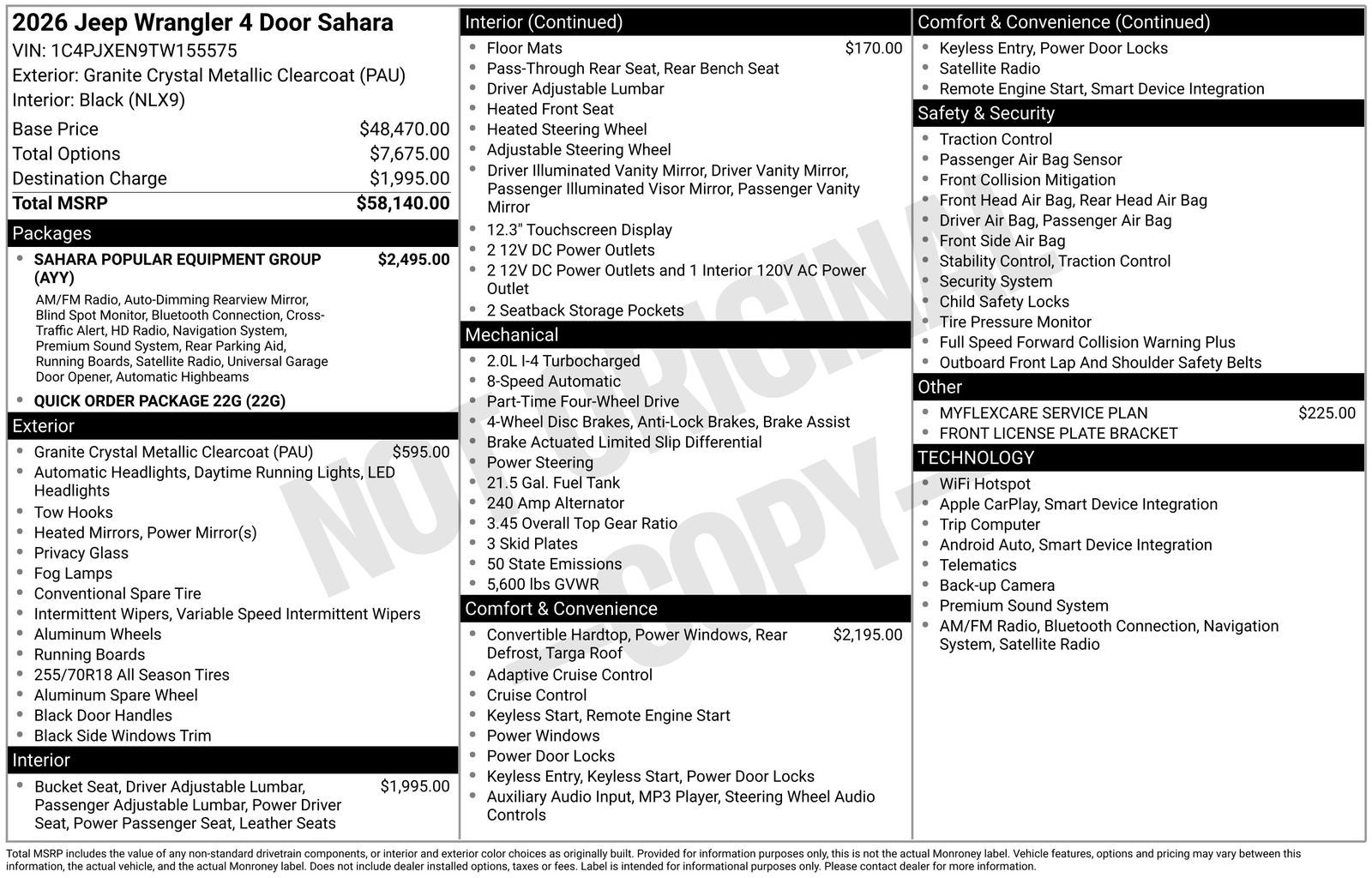 2026 Jeep Wrangler Sahara