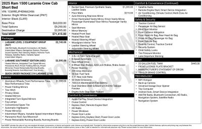2025 RAM 1500 Laramie