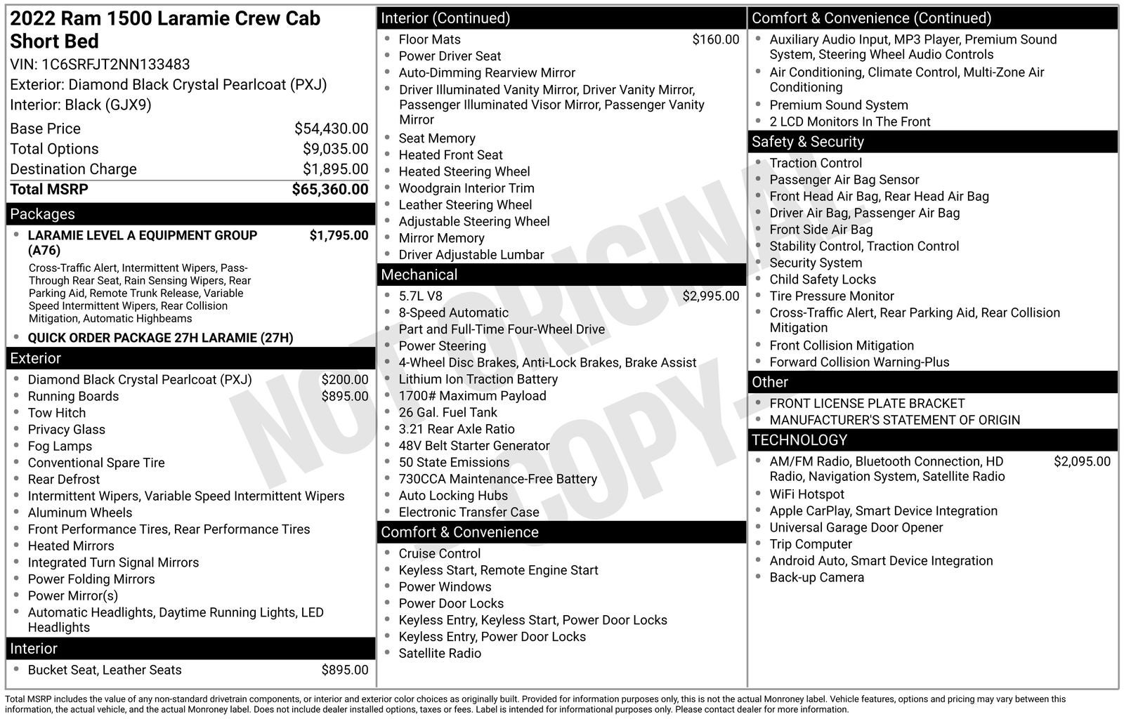 2022 RAM 1500 Laramie