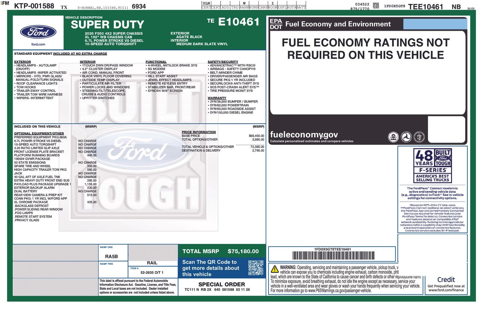 2026 Ford F-550SD DRW