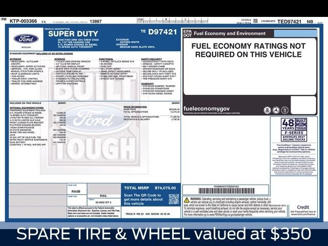 2026 Ford Chassis Cab F-350® XL