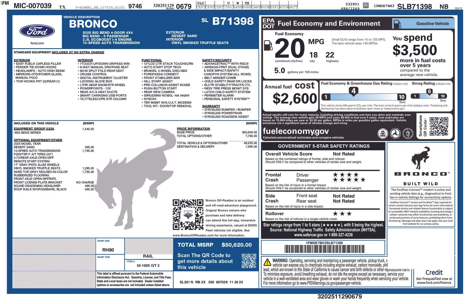 2025 Ford Bronco Big Bend®