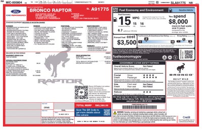 2025 Ford Bronco Raptor®