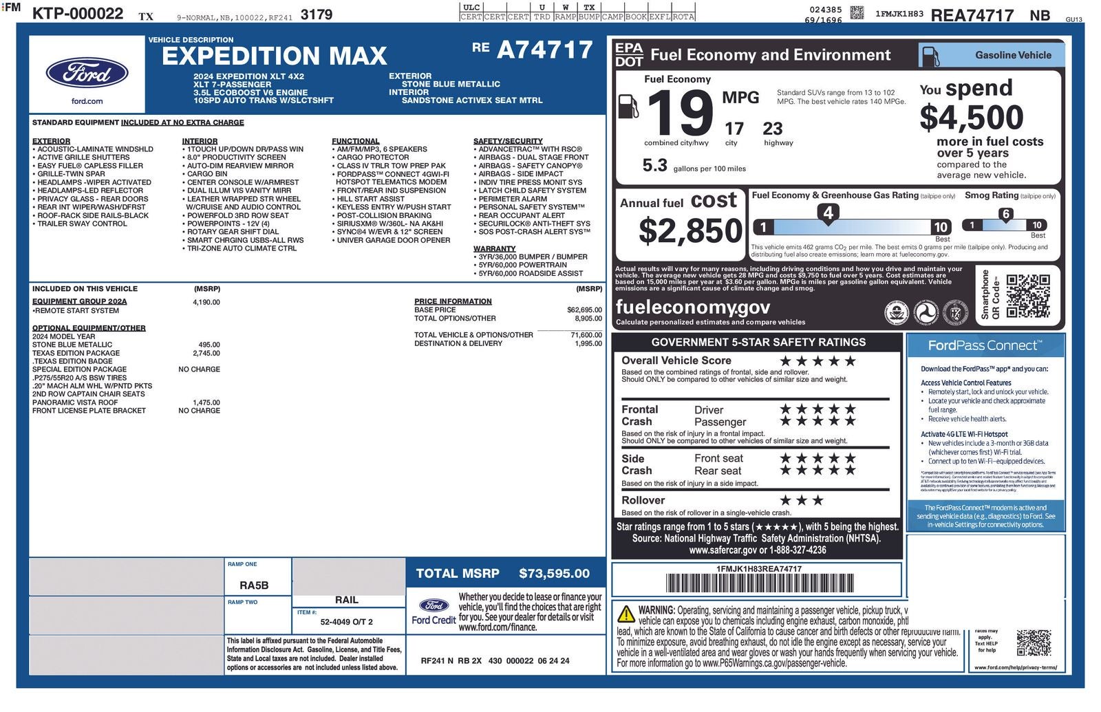 2024 Ford Expedition Max XLT