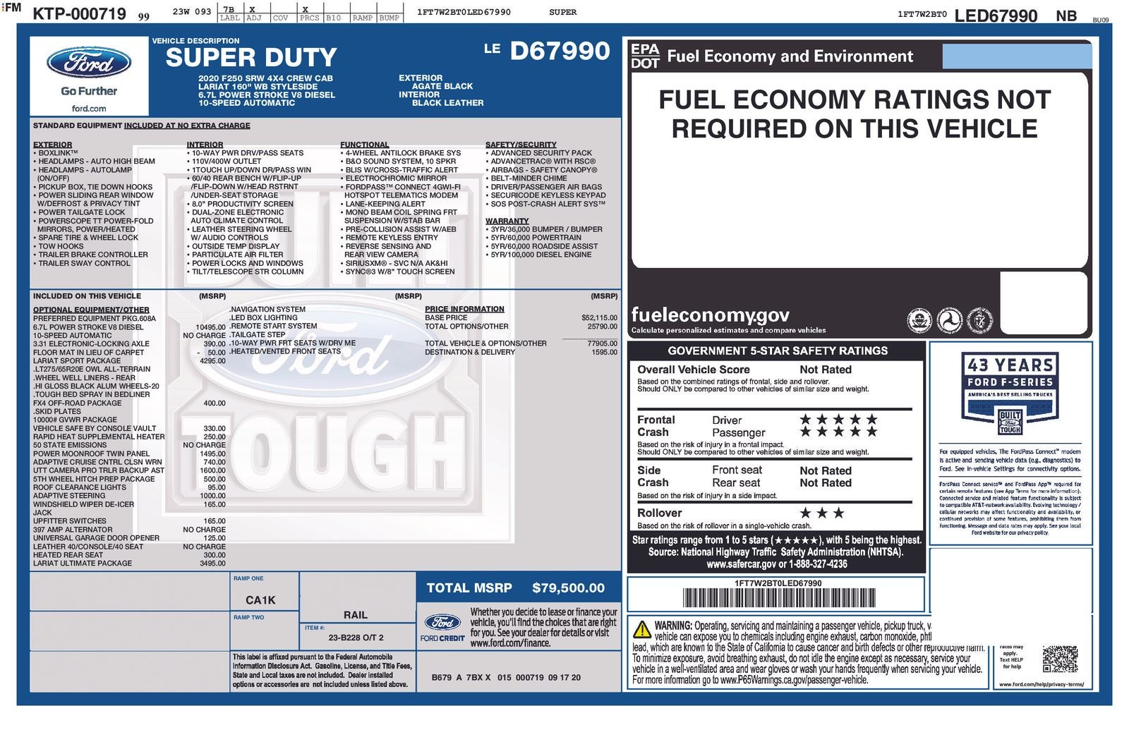 2020 Ford F-250SD Lariat