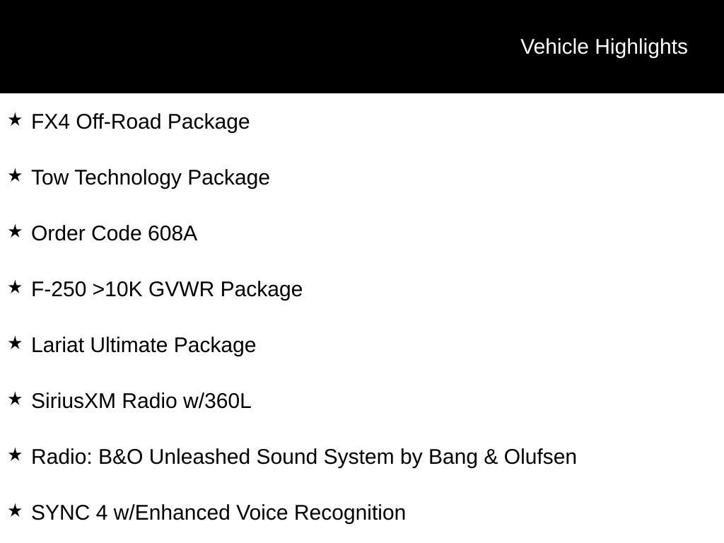 2023 Ford F-250SD Lariat