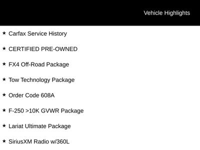 2023 Ford F-250SD Lariat
