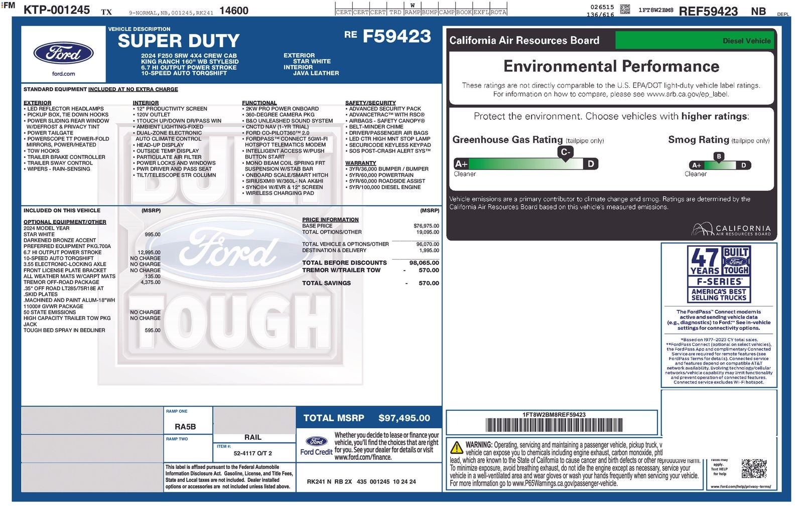 2024 Ford F-250SD King Ranch