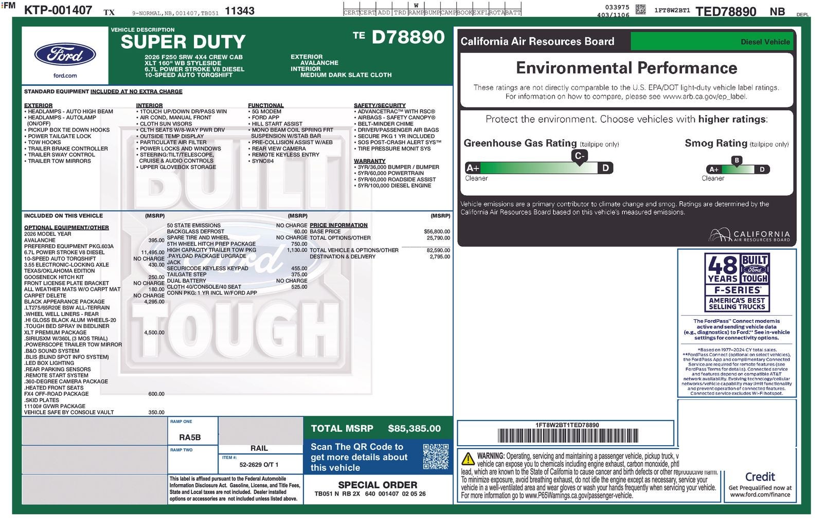 2026 Ford F-250SD XLT