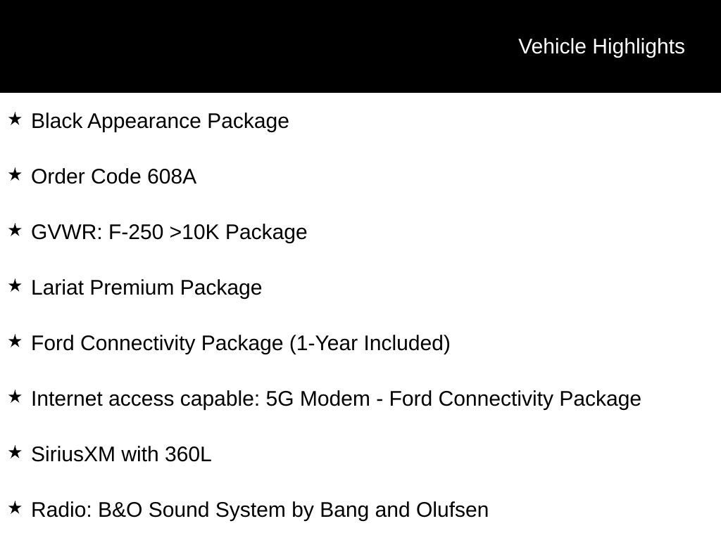2026 Ford Super Duty F-250® Lariat®