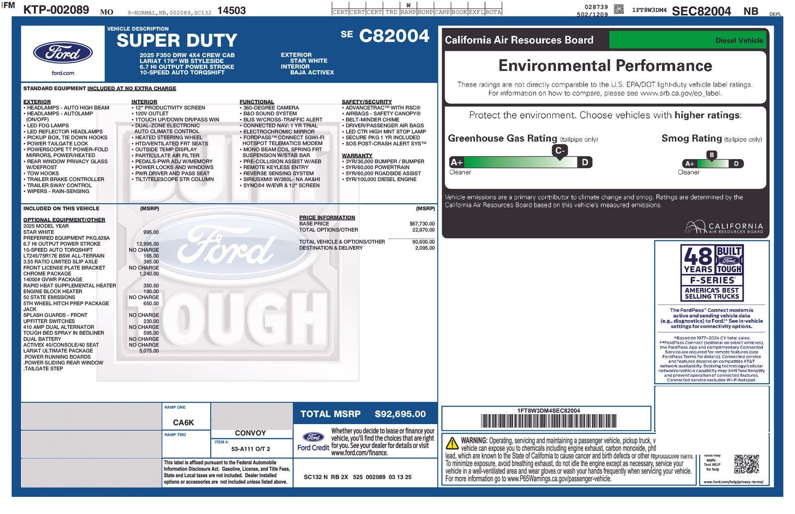 2025 Ford Super Duty F-350® Lariat®