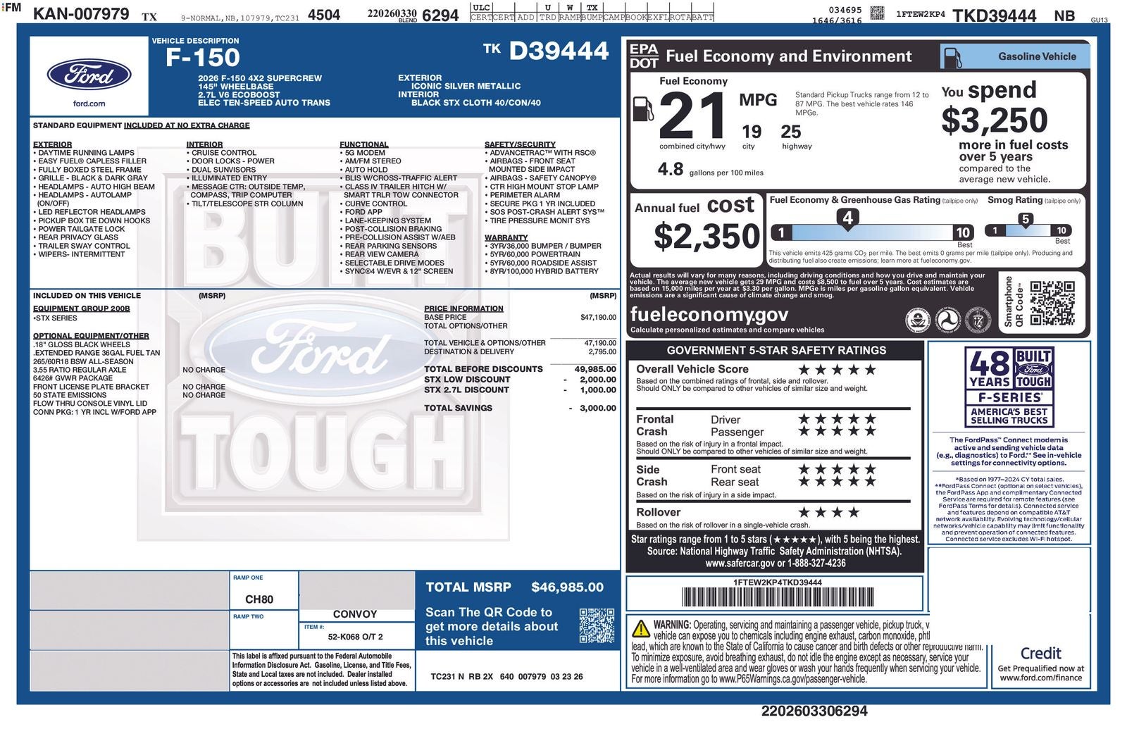 2026 Ford F-150 STX®
