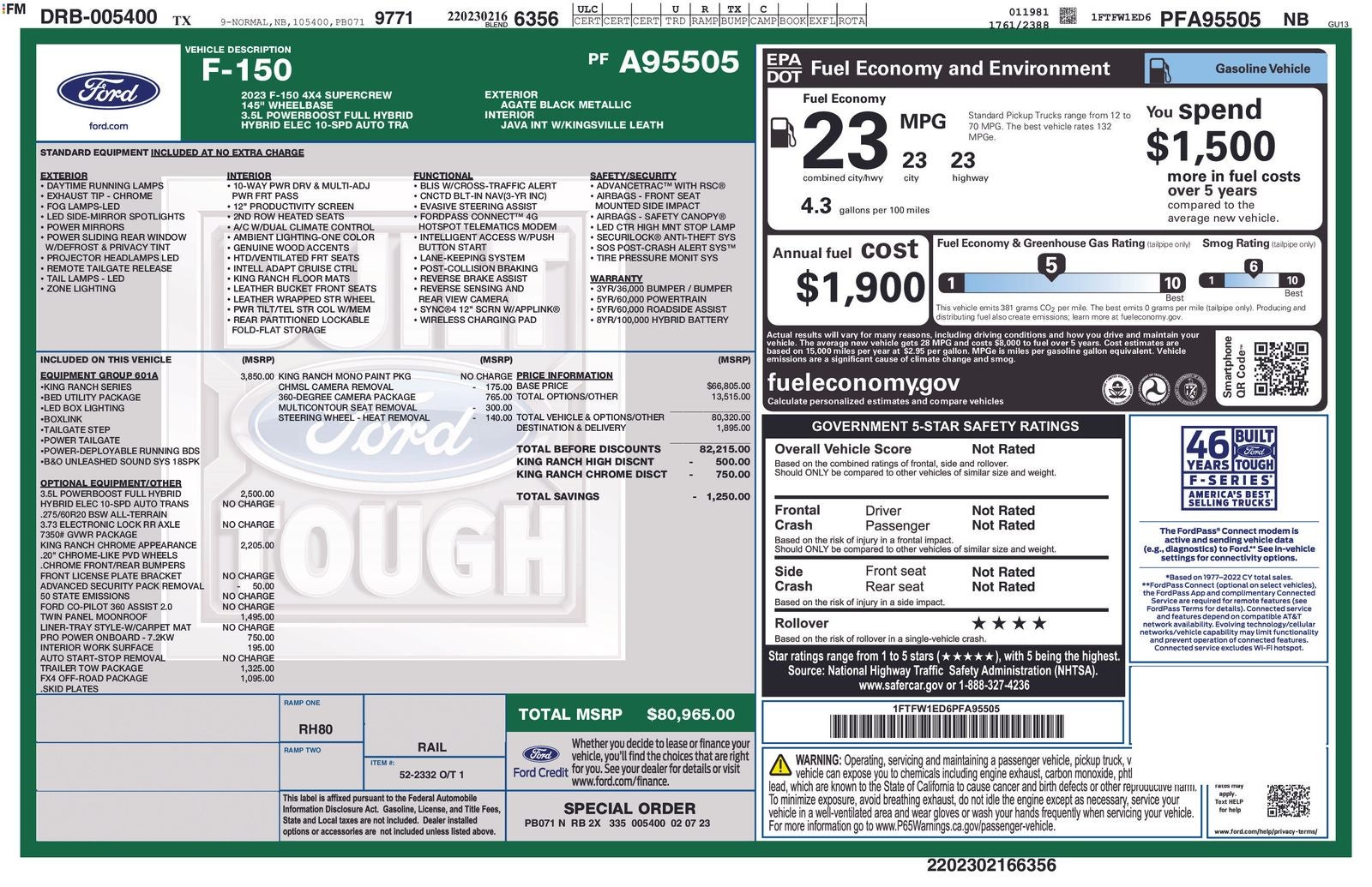 2023 Ford F-150 King Ranch