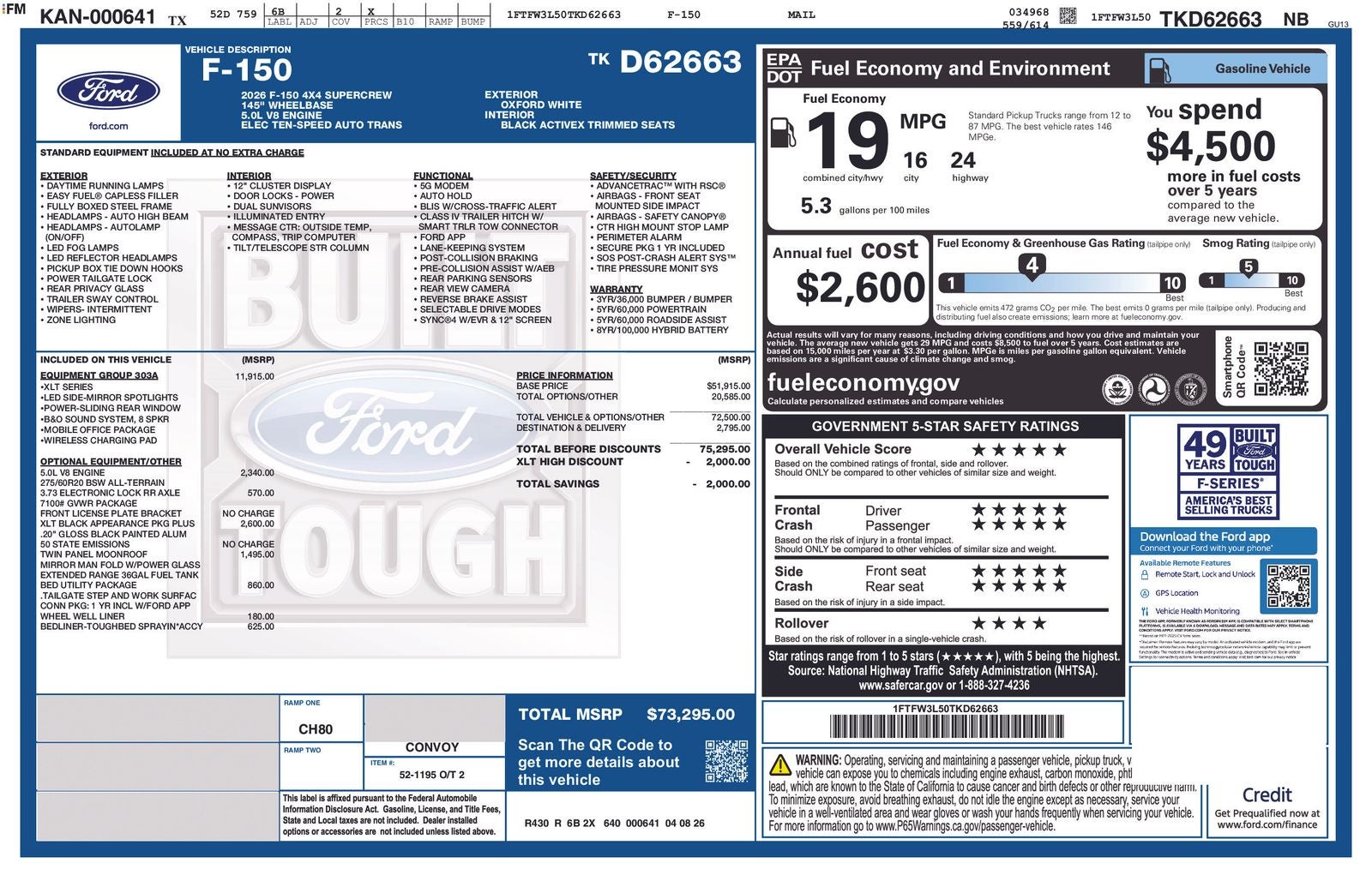 2026 Ford F-150 XLT