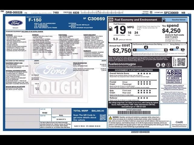 2025 Ford F-150 Platinum®