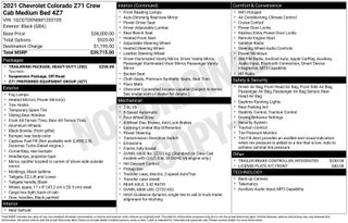 2021 Chevrolet Colorado Z71