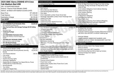 2025 GMC Sierra 2500HD AT4