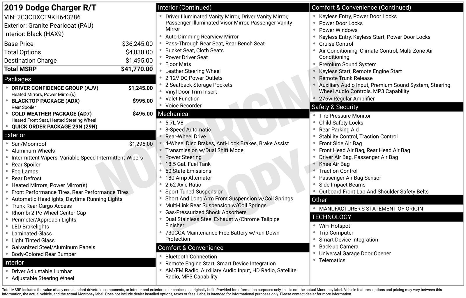 2019 Dodge Charger R/T