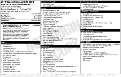 2014 Dodge Challenger SXT