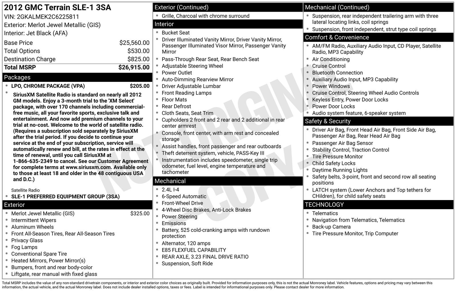 2012 GMC Terrain SLE-1
