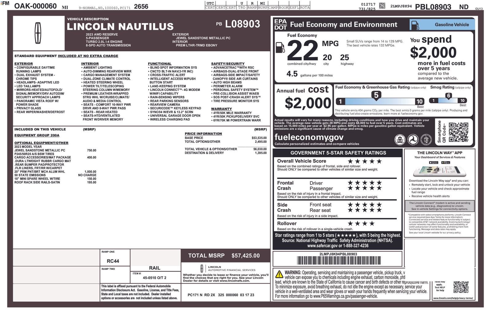 2023 Lincoln Nautilus Reserve AWD's photo