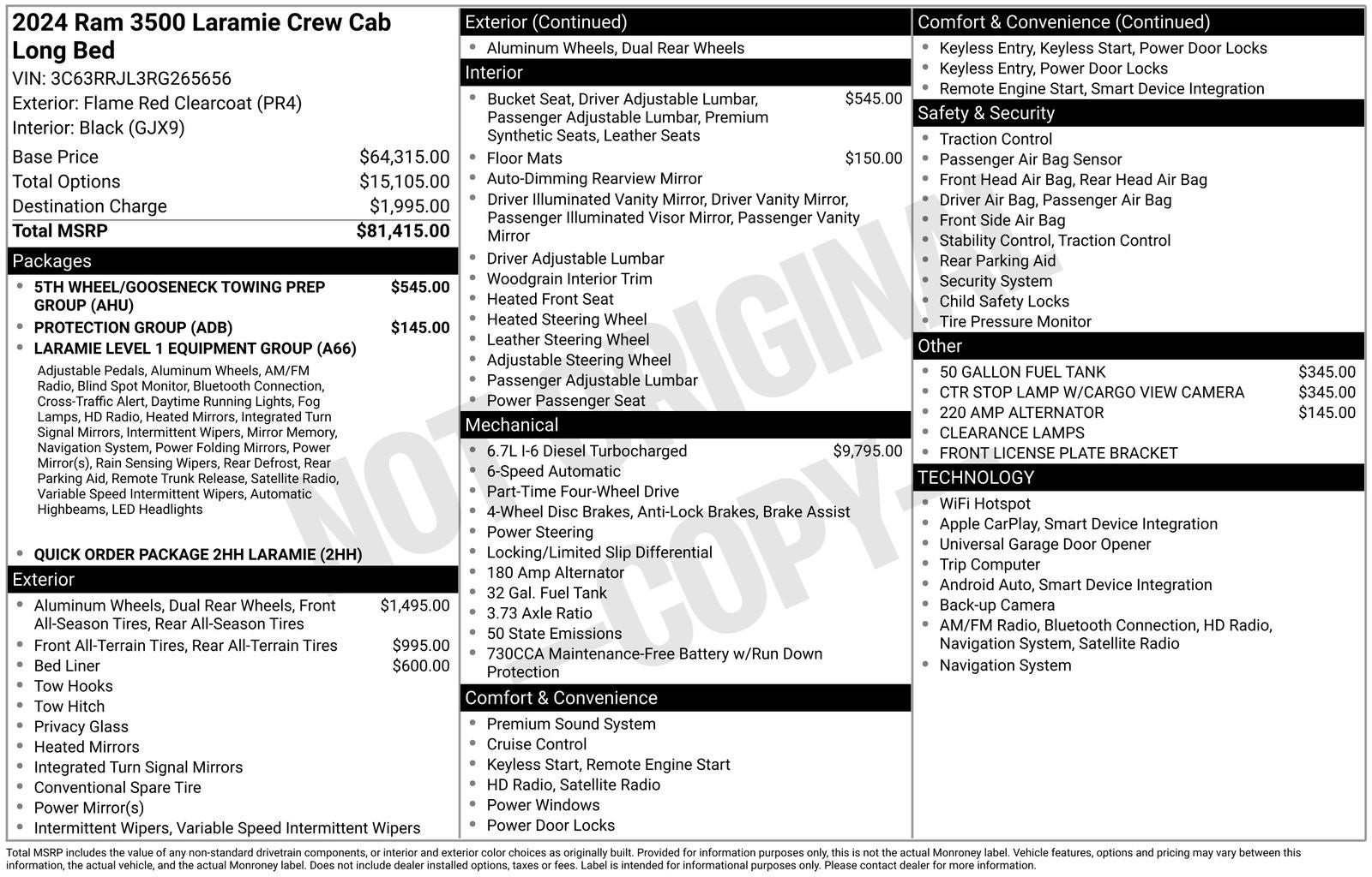 2024 RAM 3500 Laramie