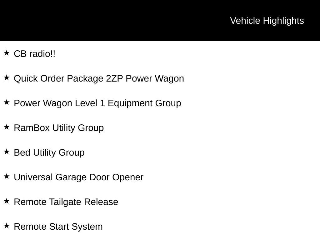 2020 RAM 2500 Power Wagon