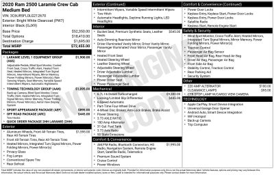 2020 RAM 2500 Laramie