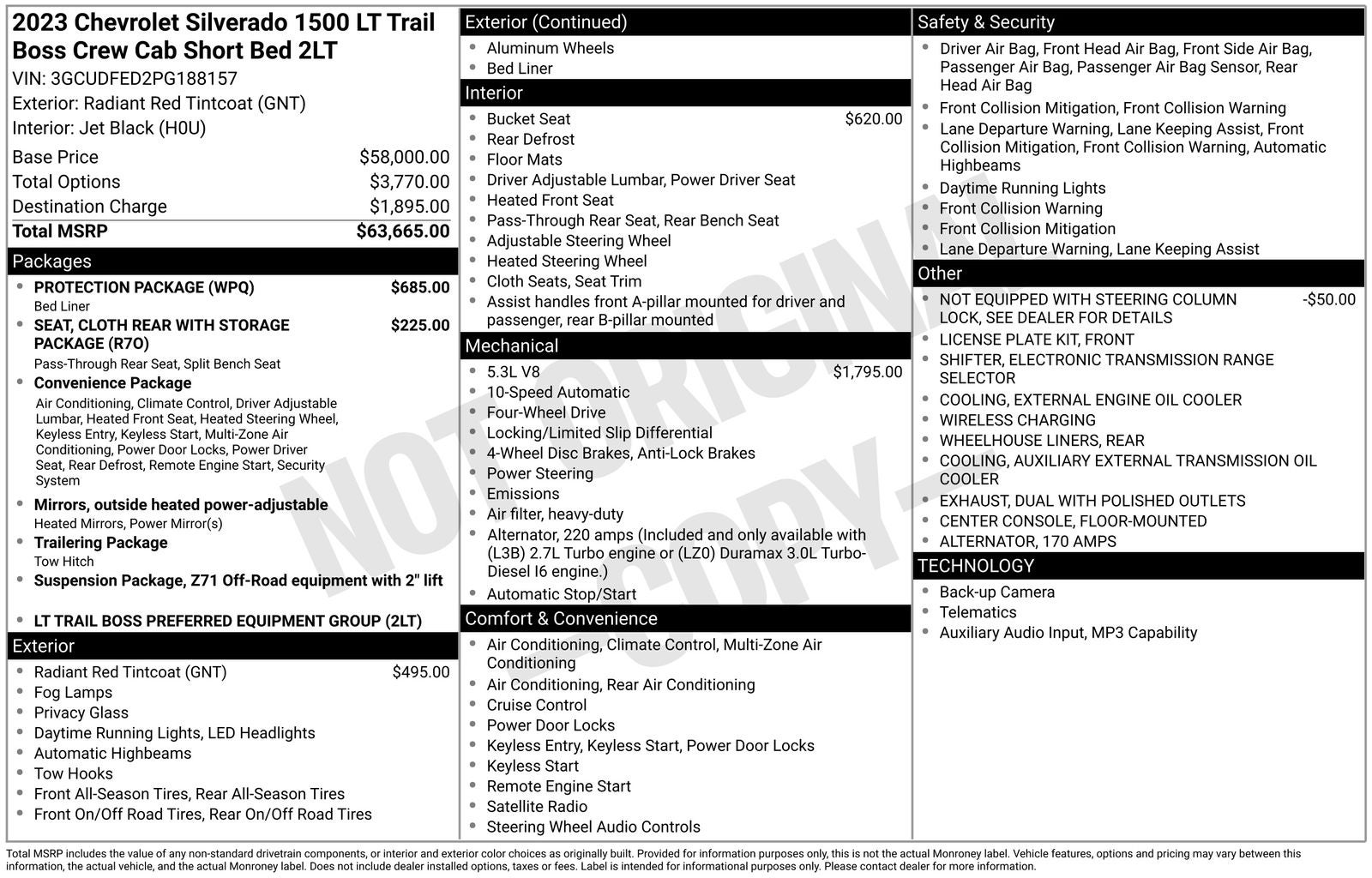 2023 Chevrolet Silverado 1500 LT Trail Boss