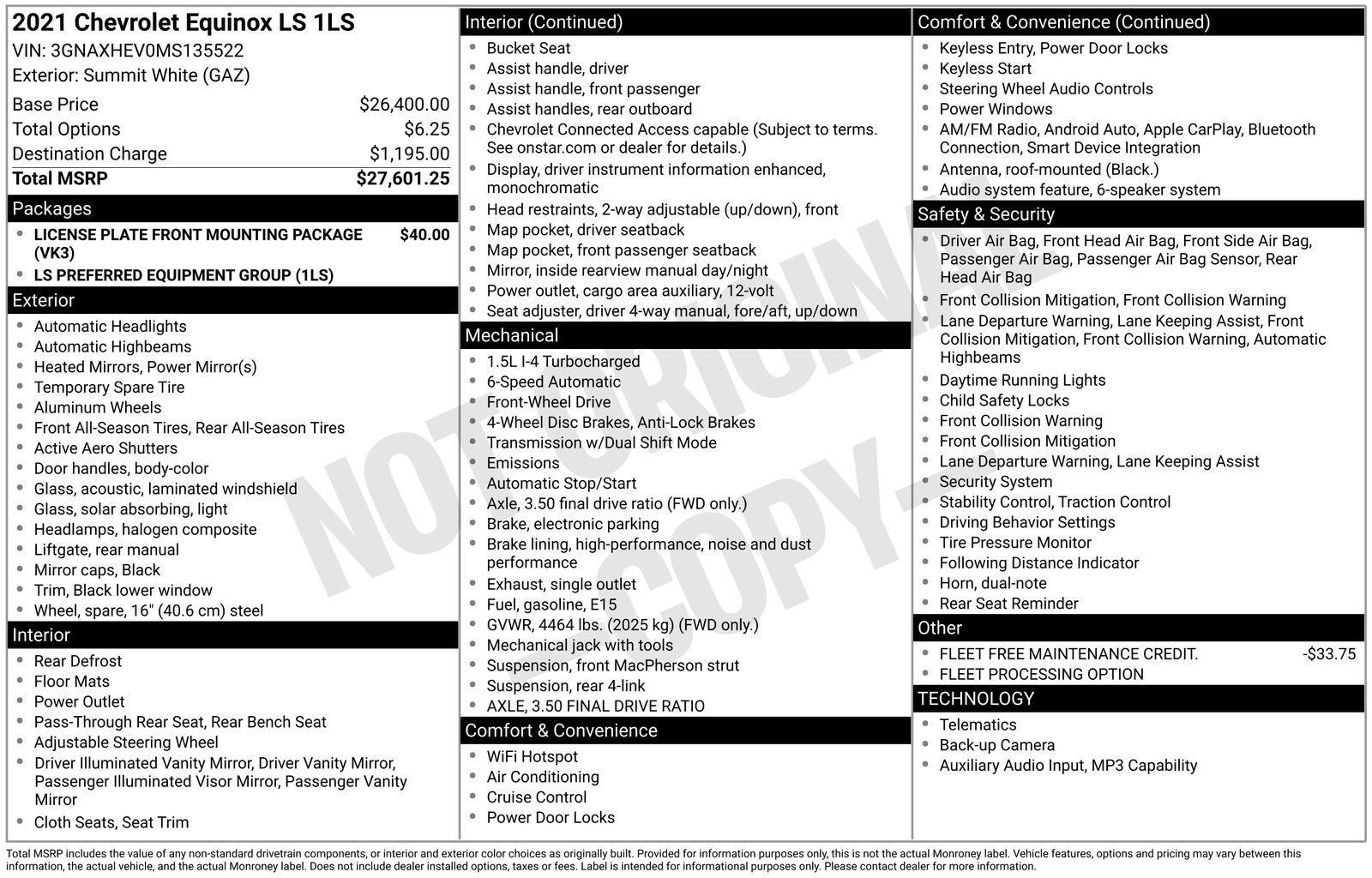2021 Chevrolet Equinox LS
