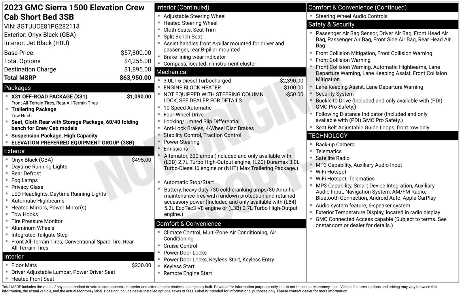 2023 GMC Sierra 1500 Elevation