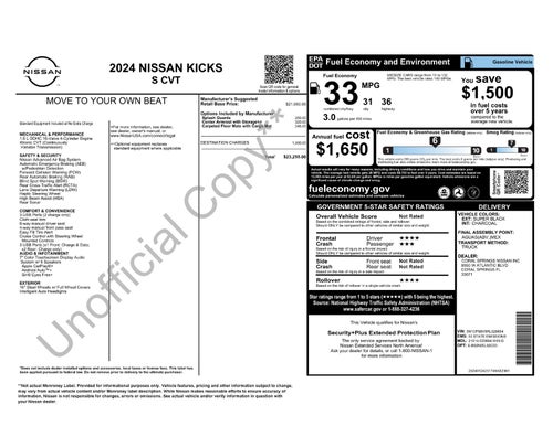 2024 Nissan Kicks S