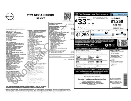 2021 Nissan Kicks SR