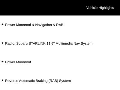 2023 Subaru Outback Onyx Edition