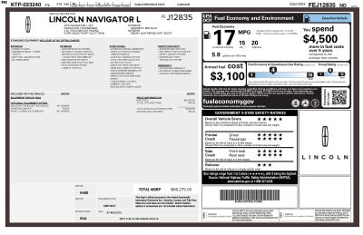 2015 Lincoln Navigator L Base