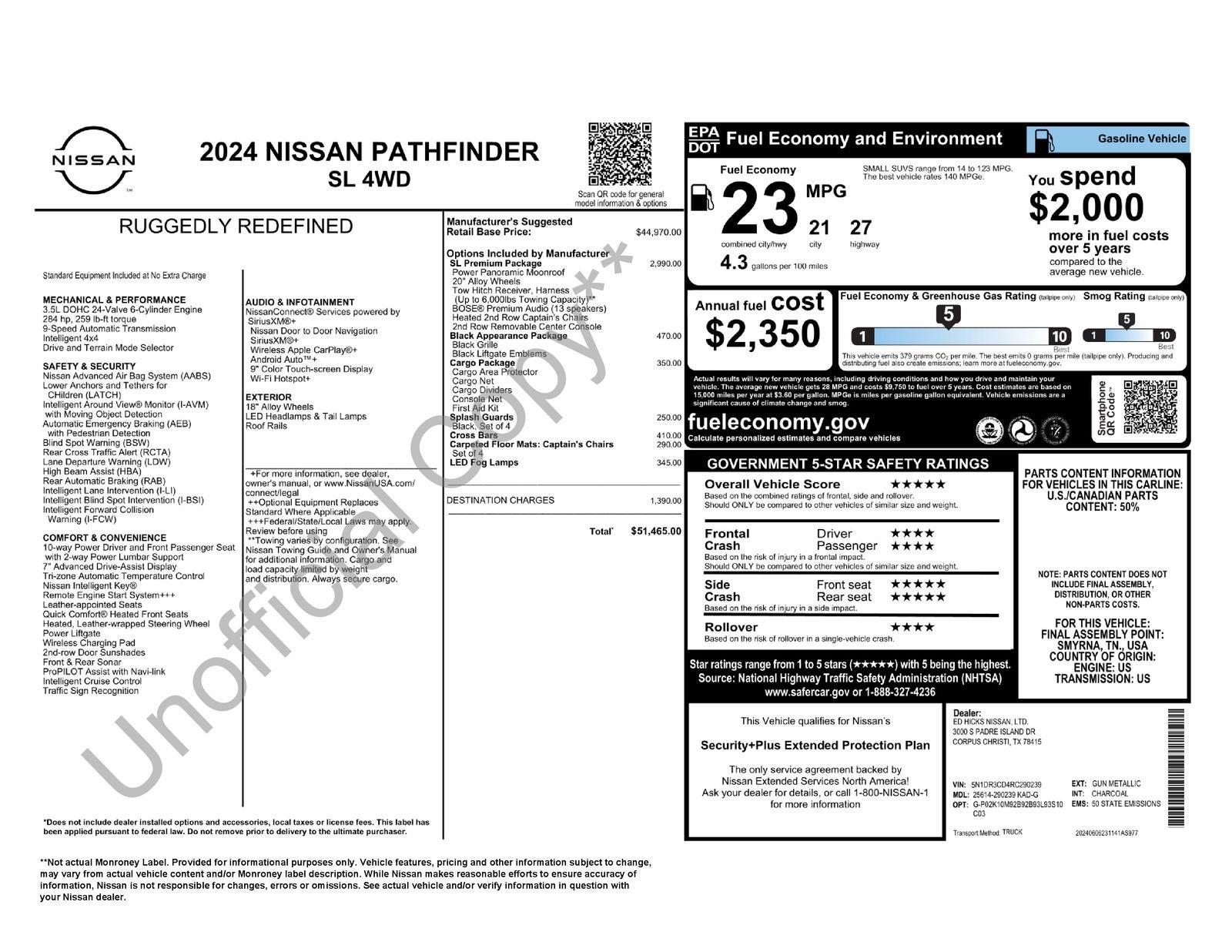 2024 Nissan Pathfinder SL