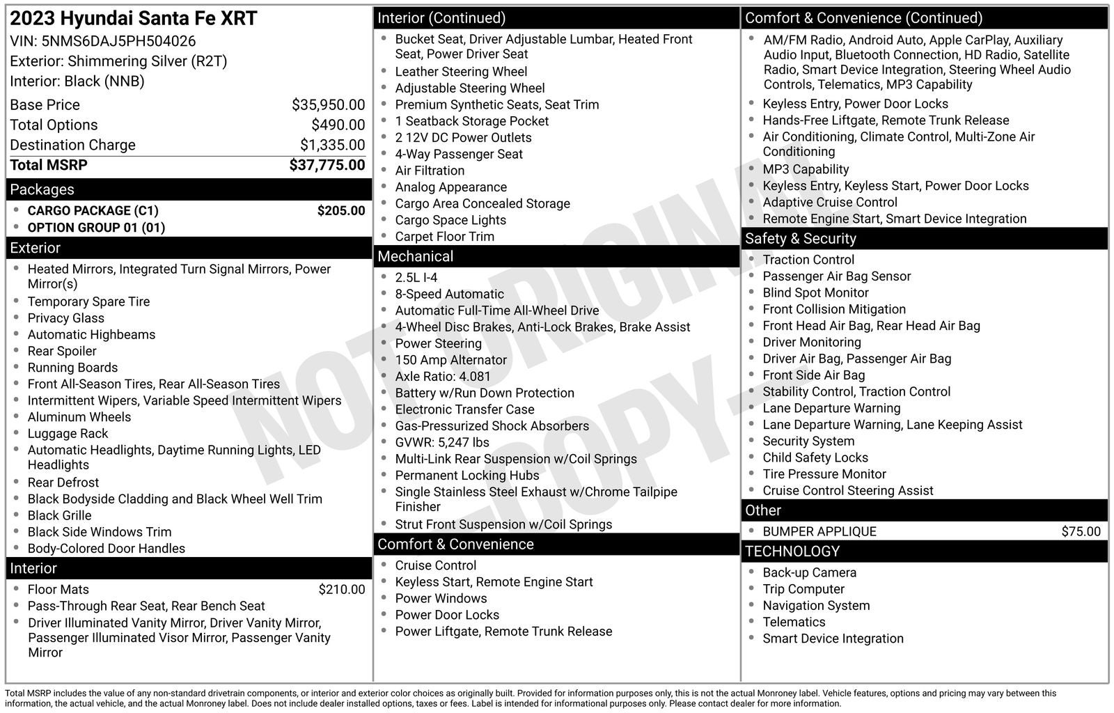 2023 Hyundai Santa Fe XRT