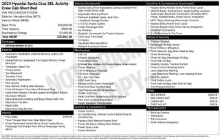2025 Hyundai Santa Cruz SEL