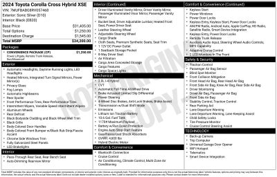 2024 Toyota Corolla Cross Base