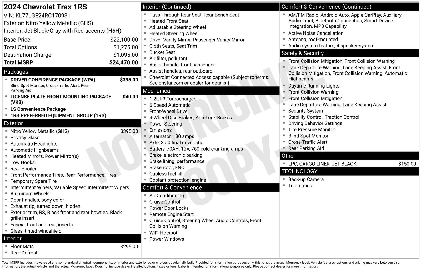 2024 Chevrolet Trax 1RS